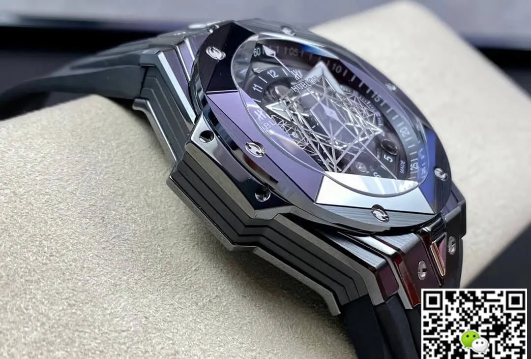 Hublot Big Bang Sang Bleu II 418.CX.1114.RX.MXM20 BB Factory 1:1 Best Edition Replica Watch Black Ceramic Case